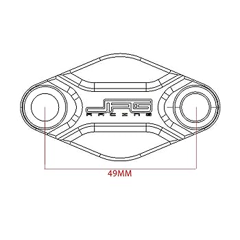カーフレイズブロック Amazon.com: JFG RACING ATV Parking Brake Block Off Plate CNC